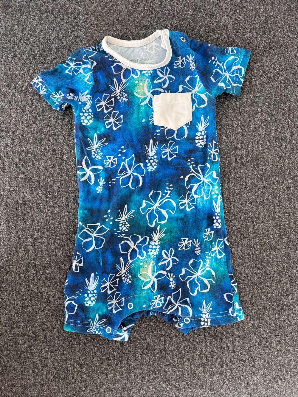 Coco Moon Bamboo Hawaiian Baby Romper